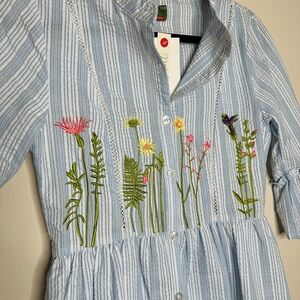 Bench Blue and White Striped Garment